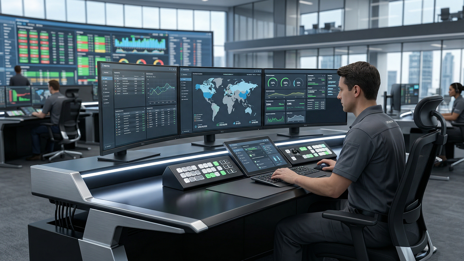 Control Consoles Designed for Operator Comfort & Efficiency